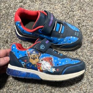 Paw Patrol Kids' Blue and Red Light-Up Shoes